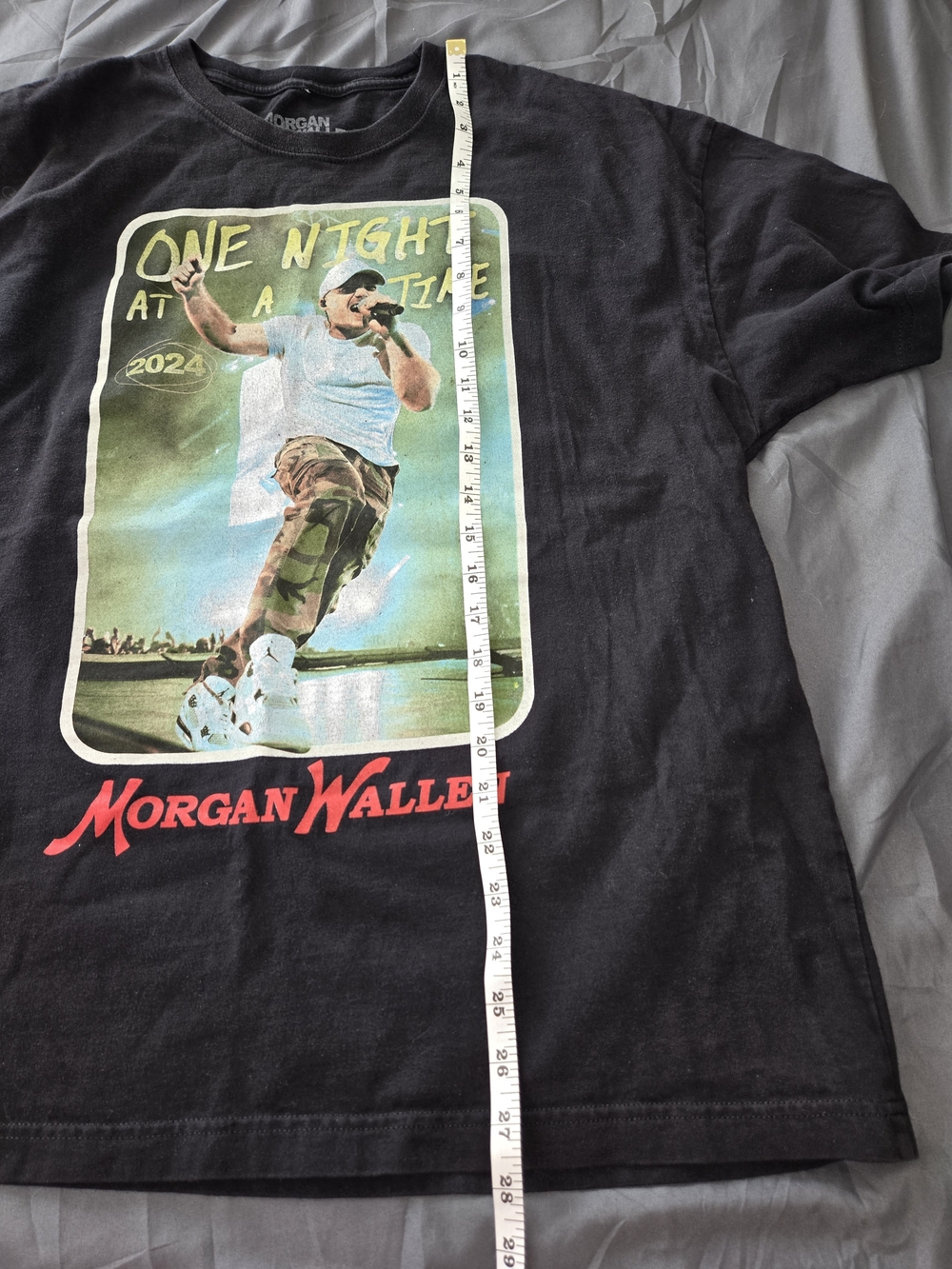 Morgan Wallen One Night At A Time 2024 Tour T-shirt Xl - Morgan Wallen T-Shirt - Picture 7 of 7